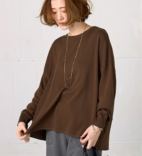 BELLUNA（ベルーナ）の「ゆったりニットプルオーバー（ニット・セーター）」｜詳細画像