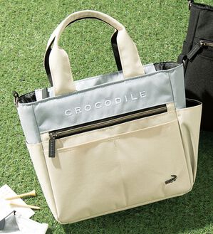 「＜クロコダイル＞２ＷＡＹカートバッグ（その他メンズバッグ）」｜グレージュ