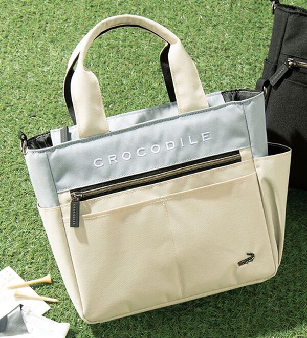 「＜クロコダイル＞２ＷＡＹカートバッグ（その他メンズバッグ）」｜グレージュ