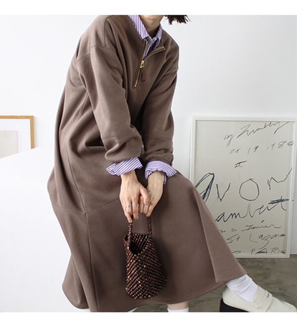 前後2WAYマーメイド裏起毛ワンピース - ベルーナ【公式】