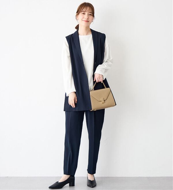 Viola e Viola（ヴィオラ エ ヴィオラ）の「【４つの機能付】楽キレイ袖タックブラウス（ブラウス）」｜詳細画像