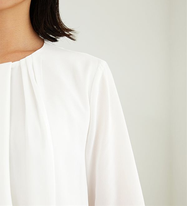 BELLUNA（ベルーナ）の「＜セレモニースタイル＞ボウタイデザインブラウス（ブラウス）」｜詳細画像