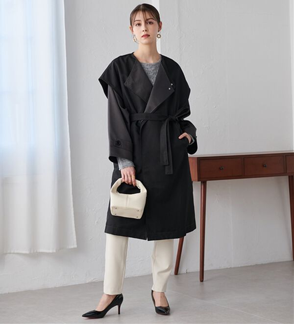 RANAN（ラナン）の「【2点セット】マルチウェイレイヤードコート（ロングコート）」｜詳細画像