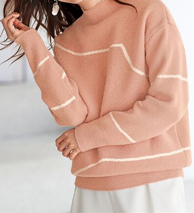 BELLUNA（ベルーナ）の「春を彩るジャカードセーター（ニット・セーター）」