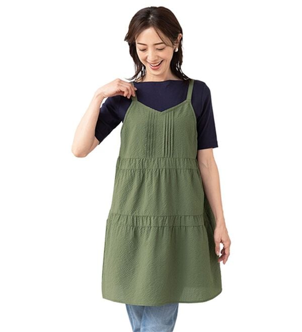 ルフラン（ルフラン）の「【２色組】【ｐｌｕｓＯＮＥ】４点カバーチュニック（チュニック）」｜詳細画像