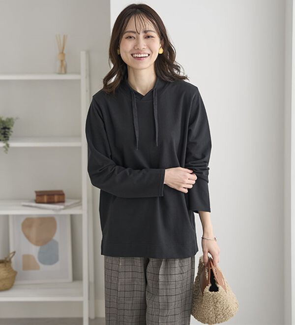 BELLUNA（ベルーナ）の「【２枚セット】大人カジュアルプルオーバー（カットソー）」｜詳細画像