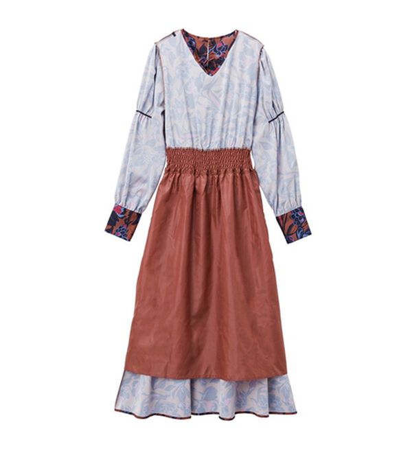 RANAN（ラナン）の「シャーリングデザインロングワンピース（ロングワンピース）」｜詳細画像