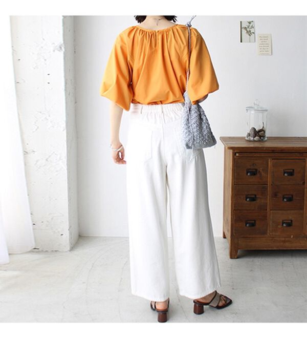 GeeRA（ジーラ）の「パフスリーブギャザーブラウス（ブラウス）」｜詳細画像