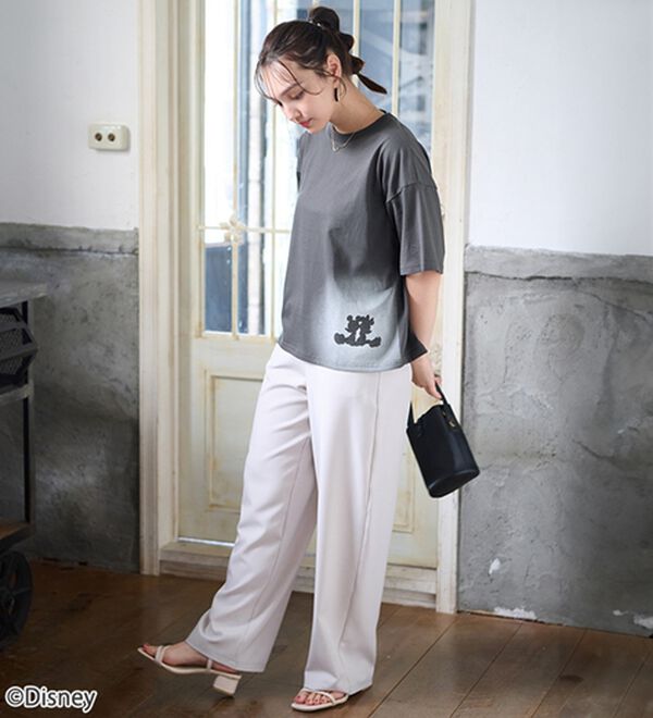 「＜Ｄｉｓｎｅｙ＞綿混素材ゆるっとＴシャツ（カットソー）」｜詳細画像