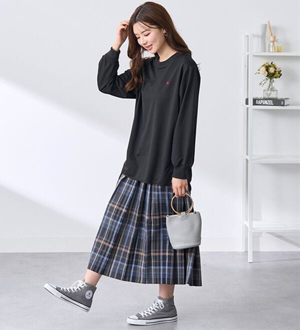 BELLUNA（ベルーナ）の「【ＰＯＬＯ　ＢＣＳ】ミニ裏毛素材デザイントップス（カットソー）」｜詳細画像