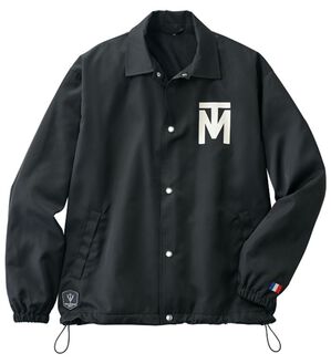 「＜トリコマイユゴルフ＞ゴルフ仕様の裏起毛コーチジャケット（メンズブルゾン）」｜ブラック
