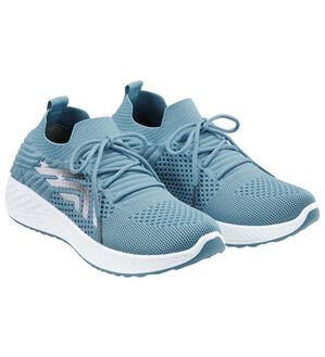 BELLUNA（ベルーナ）の「サイドポイント軽量ニットスニーカー（スニーカー）」｜ブルー