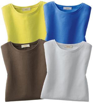 ルフラン（ルフラン）の「【４色組】ザ・すらリッチＴｅｅ（Tシャツ）」｜詳細画像