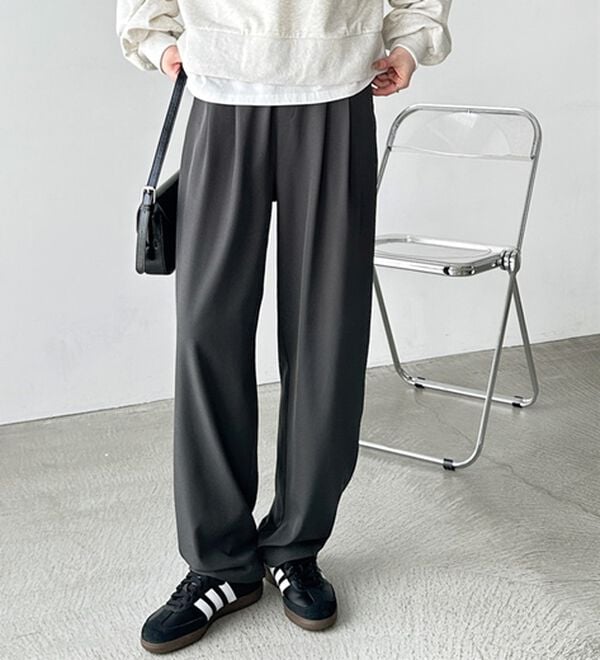 GeeRA（ジーラ）の「【再入荷】オンオフ着られる！カーブパンツ（フルレングスパンツ）」｜詳細画像