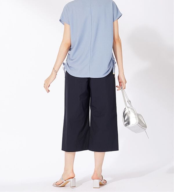 BELLUNA（ベルーナ）の「サラリ綿混ベイカーキュロットパンツ（その他パンツ）」｜詳細画像