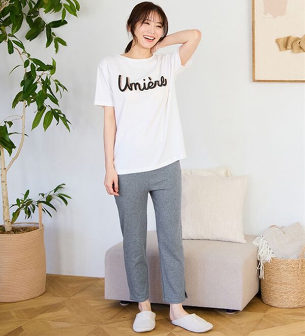 LAVIENNE（ラヴィエンヌ）の「綿１００％着回し自在パンツ（クロップドパンツ）」｜詳細画像