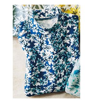 ルフラン（ルフラン）の「綿１００％スラブ素材プルオーバー（カットソー）」｜ブルー系