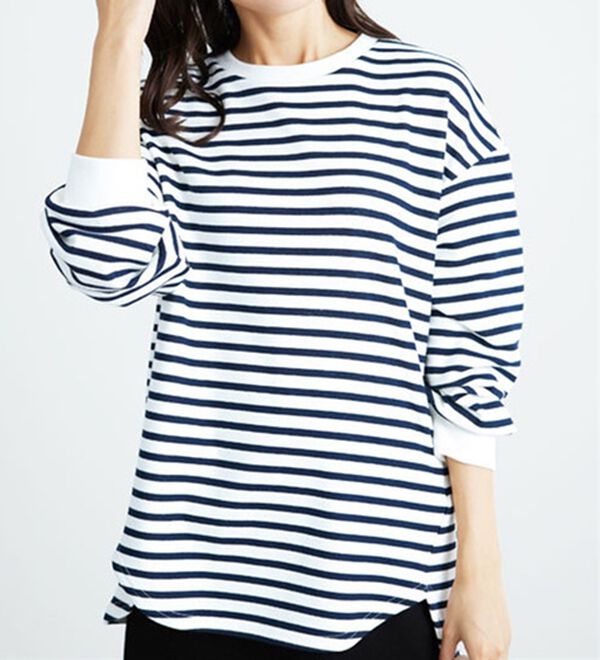 BELLUNA（ベルーナ）の「ふわふわ裏ファーゆったりプルオーバー（カットソー）」｜詳細画像