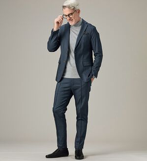 「デニムライクストレッチセットアップ（メンズジャケット）」｜詳細画像