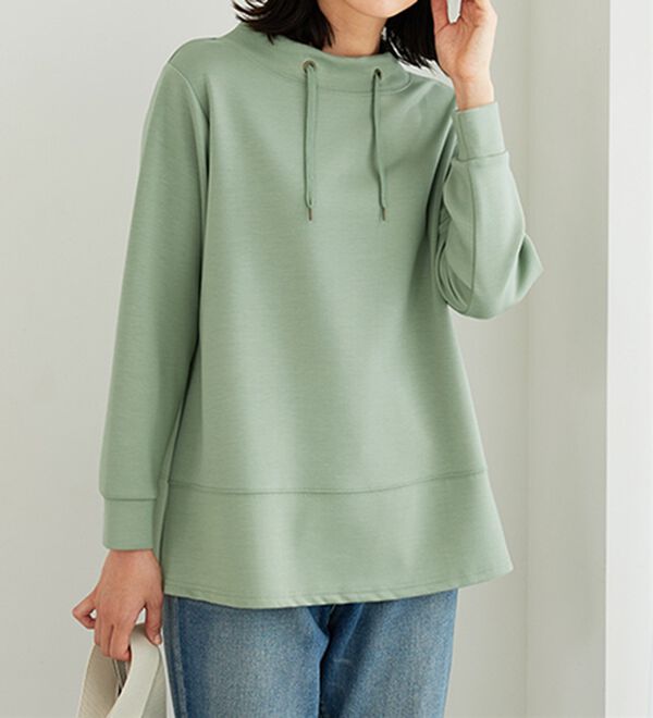 BELLUNA（ベルーナ）の「ワイドネック切替デザインプルオーバー（カットソー）」｜詳細画像