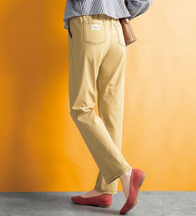 ルフラン（ルフラン）の「ラクばきコットン混パンツ＜ポプル＞（フルレングスパンツ）」