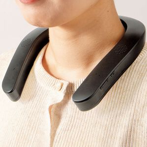 「肩にかけるワイヤレススピーカー（テレビ・オーディオ・カメラ機器）」｜詳細画像