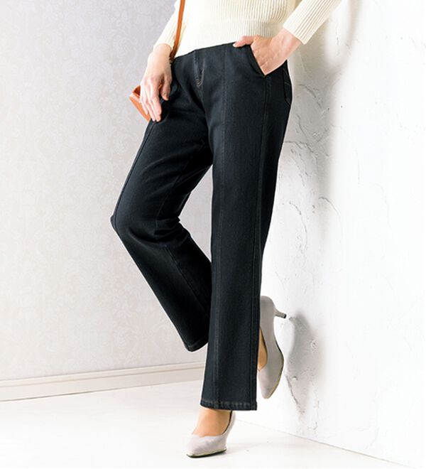 ルフラン（ルフラン）の「【３本組】Ｃ．Ｂ．Ｓ．ジーンズ裏フリース蓄熱パンツ（フルレングスパンツ）」｜詳細画像