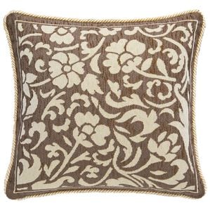 「イタリア製ジャカード織センターカバー「ヴェローナ」（ソファーカバー）」｜ブラウン