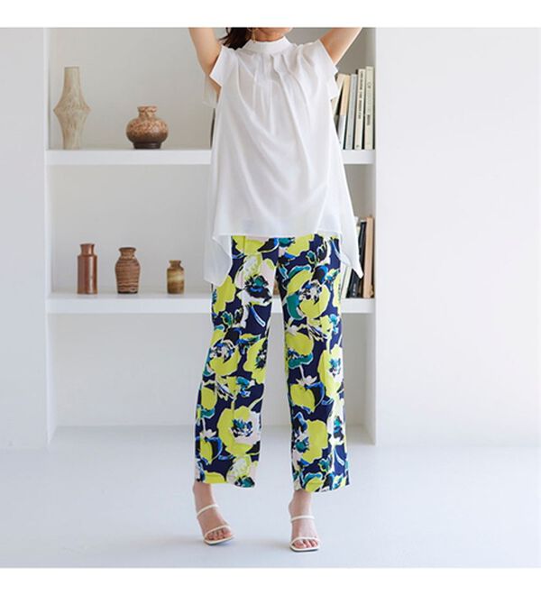 花柄プリントパンツ - ベルーナ【公式】