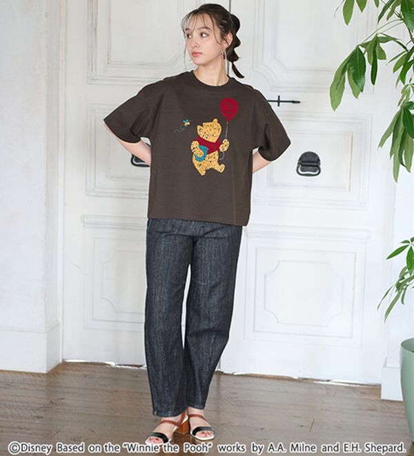 BELLUNA（ベルーナ）の「＜Ｄｉｓｎｅｙ＞綿混素材ゆるっとＴシャツ（カットソー）」｜詳細画像