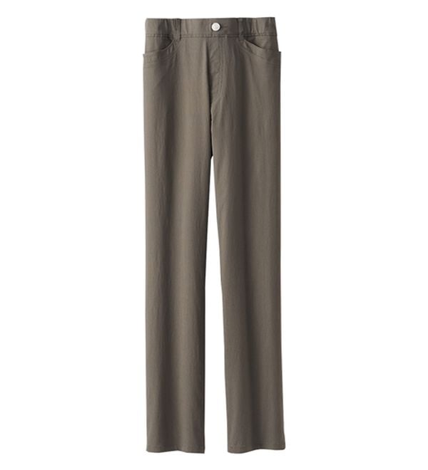 BELLUNA（ベルーナ）の「冷感ピケストレッチ素材スリムパンツ（フルレングスパンツ）」｜詳細画像