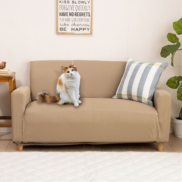 iellio（イエリオ）の「はっ水ひっかかりにくいソファカバー＜ｗｉｔｈＰｅｔ＞＜キズ汚れの目隠し・撥水・のびのび・ソファーカバー＞（ソファーカバー）」｜詳細画像