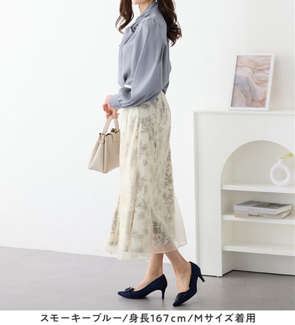 alotta（アロッタ）の「ボウタイデザインブラウス（ブラウス）」｜詳細画像