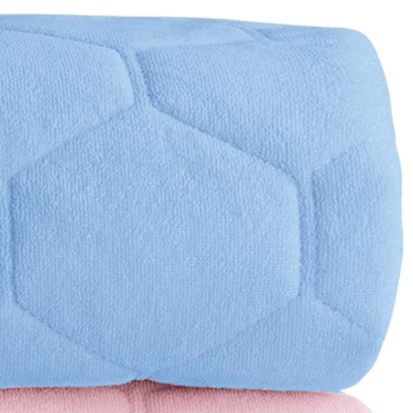 「パッドがいらない綿パイル一体型ボックスシーツ（ボックスシーツ・ベッドシーツ）」｜ブルー