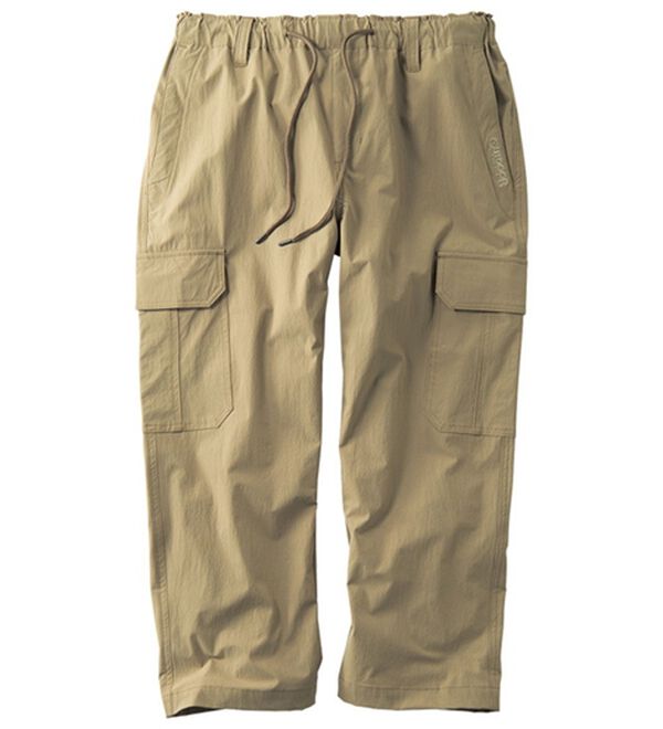 「＜アウトドアプロダクツ＞のびかる７分丈カーゴパンツ（メンズカーゴパンツ）」｜ベージュ