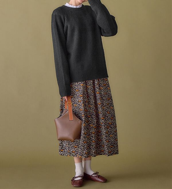 Viola e Viola（ヴィオラ エ ヴィオラ）の「【３つの機能付】求心編みニット（ニット・セーター）」｜詳細画像