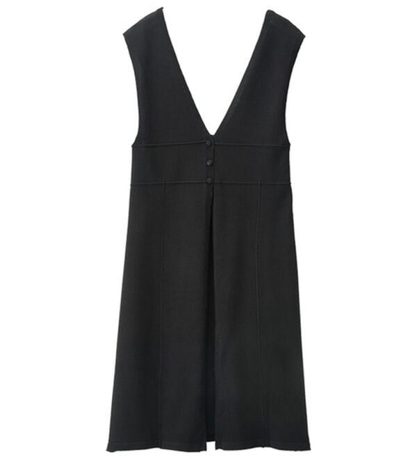 RANAN（ラナン）の「ロングニットジレ（ジレ）」｜ブラック