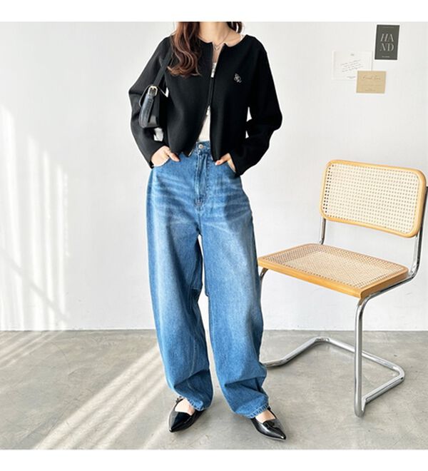 ダブルジップニットカーディガン - ベルーナ【公式】