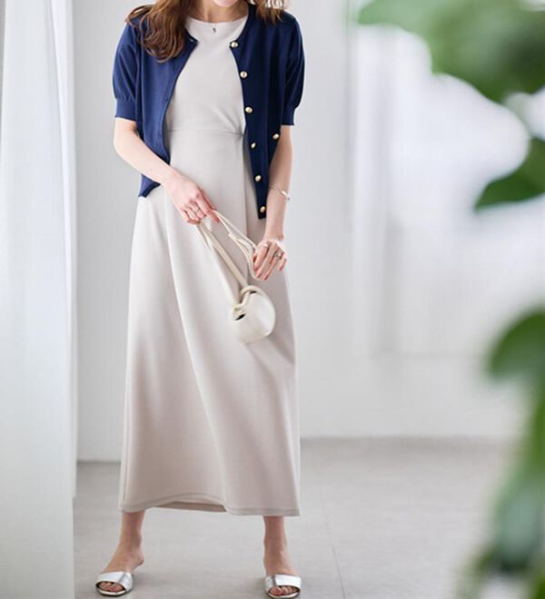 RANAN（ラナン）の「上品見えバックギャザーワンピース（その他ワンピース）」｜詳細画像