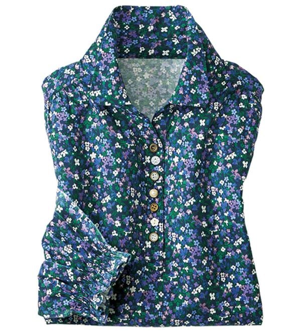 ルフラン（ルフラン）の「【３色組】毎日着たい！綿１００％小花柄ブラウス（ブラウス）」｜詳細画像