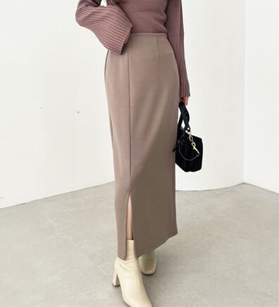 GeeRA（ジーラ）の「楽ちん！滑らか美ラインダンボールナロースカート（ロングスカート）」