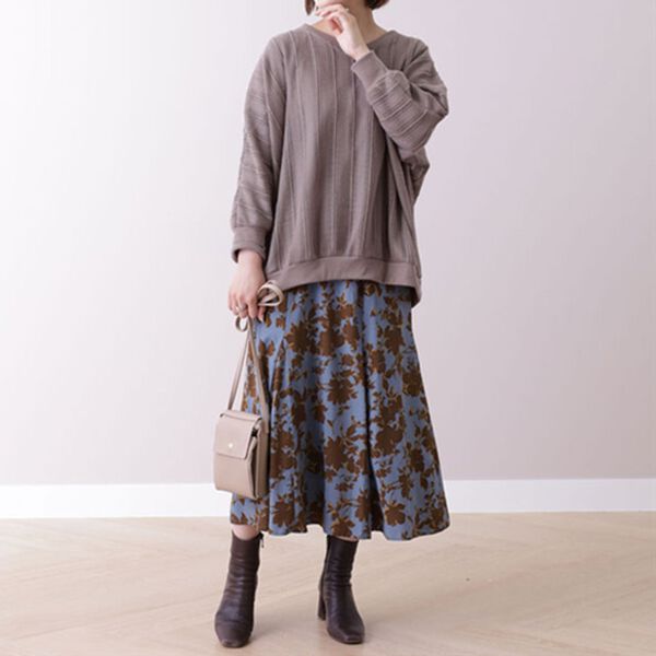 BELLUNA（ベルーナ）の「ワープジャカードアンサンブル（チュニック）」｜詳細画像