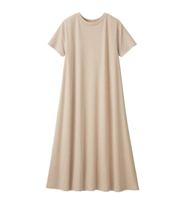 GeeRA（ジーラ）の「【接触冷感】フレアーシルエットロングワンピース（ロングワンピース）」｜詳細画像