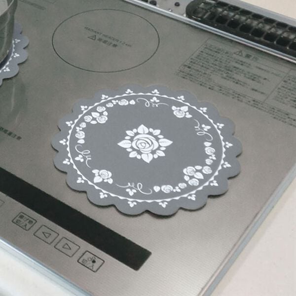 「ＩＨ／ガスマット　ローズ柄　２枚組（その他キッチン用品）」｜詳細画像