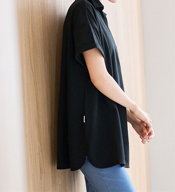 RANAN（ラナン）の「＜ＦＩＬＡ＞吸汗速乾・ＵＶ対策　鹿の子チュニックポロシャツ（チュニック）」｜詳細画像