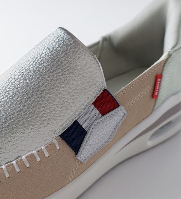 BELLUNA（ベルーナ）の「＜ＥＤＷＩＮ＞さっと履ける！牛床革エアソールスリッポン（スリッポン）」｜詳細画像