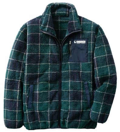 「総柄ボアブルゾン（メンズブルゾン）」