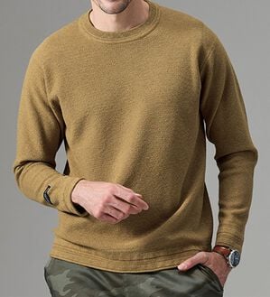 「コムルヴァン・オム　大人の上品ニットＴシャツ（メンズカットソー）」｜詳細画像