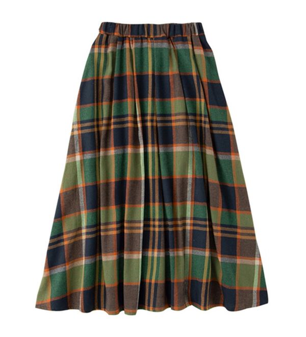 カラフルビッグチェックロングスカート - ベルーナ【公式】