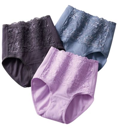 LAVIENNE（ラヴィエンヌ）の「【３色組】選べるこだわり綿混ショーツ（ショーツ）」